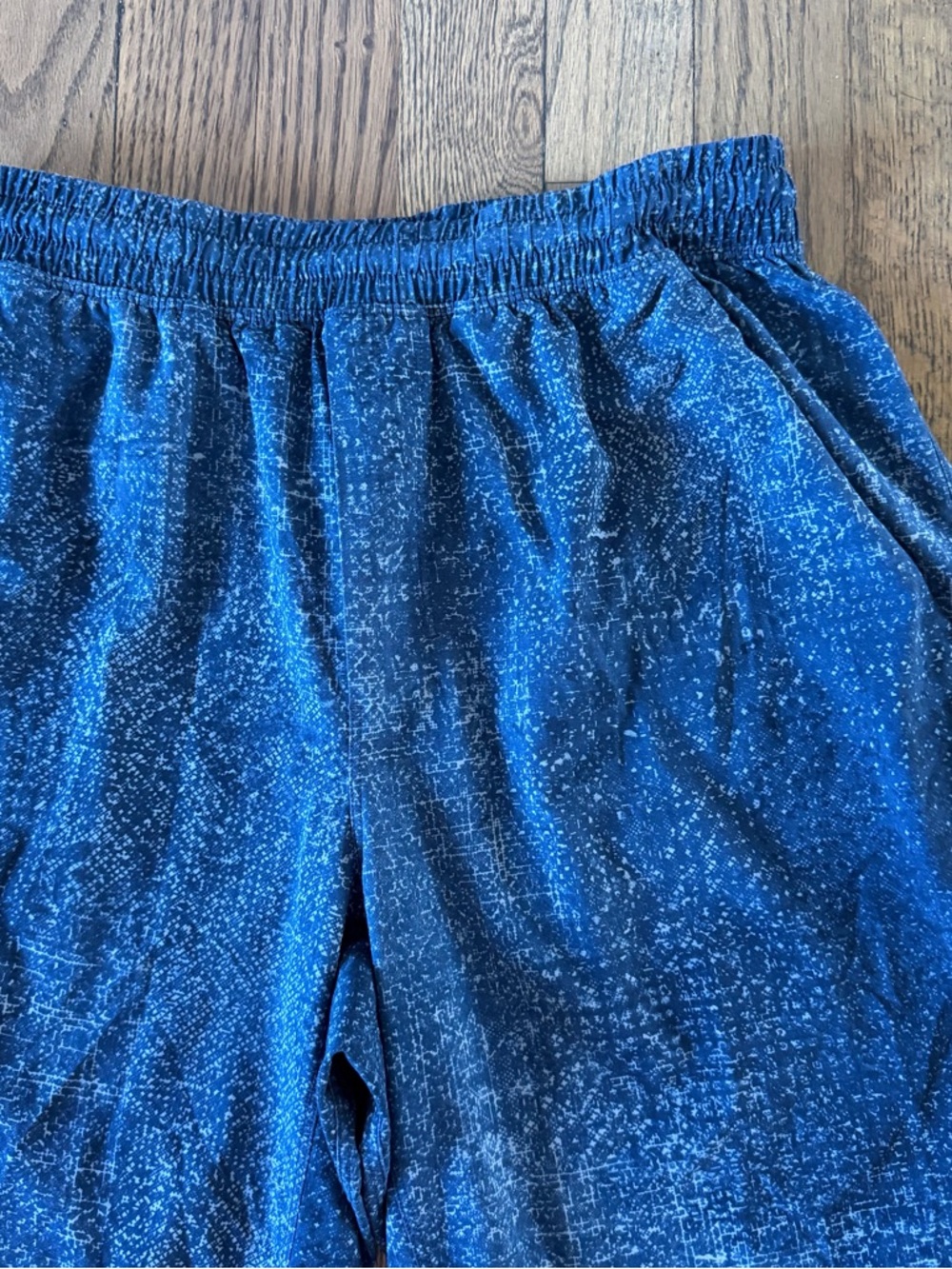 Lululemon Men's Pace Breaker Linerless Short Blue Multi Size M - Picture 5 of 15